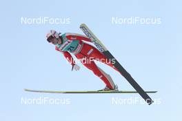 03.02.2012, Val di Fiemme, Italy (ITA): Atle Pedersen Roensen (NOR), Fischer - FIS world cup ski jumping, qualification, Val di Fiemme (ITA). www.nordicfocus.com. © Manzoni/NordicFocus. Every downloaded picture is fee-liable.