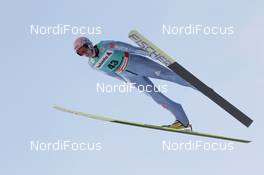 03.02.2012, Val di Fiemme, Italy (ITA): Michael Neumayer (GER), Fischer - FIS world cup ski jumping, qualification, Val di Fiemme (ITA). www.nordicfocus.com. © Manzoni/NordicFocus. Every downloaded picture is fee-liable.