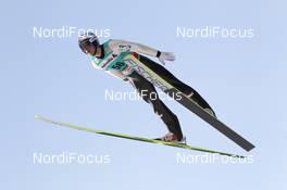 03.02.2012, Val di Fiemme, Italy (ITA): Thomas Morgenstern (AUT), Fischer - FIS world cup ski jumping, qualification, Val di Fiemme (ITA). www.nordicfocus.com. © Manzoni/NordicFocus. Every downloaded picture is fee-liable.