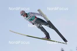 03.02.2012, Val di Fiemme, Italy (ITA): Martin Koch (AUT), Fischer - FIS world cup ski jumping, qualification, Val di Fiemme (ITA). www.nordicfocus.com. © Manzoni/NordicFocus. Every downloaded picture is fee-liable.