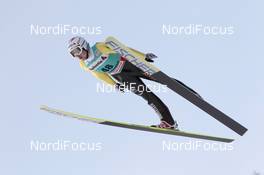 03.02.2012, Val di Fiemme, Italy (ITA): Simon Ammann (SUI), Fischer, ODLO - FIS world cup ski jumping, qualification, Val di Fiemme (ITA). www.nordicfocus.com. © Manzoni/NordicFocus. Every downloaded picture is fee-liable.