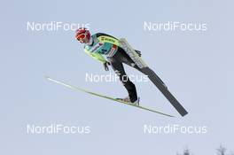 03.02.2012, Val di Fiemme, Italy (ITA): Richard Freitag (GER) - FIS world cup ski jumping, qualification, Val di Fiemme (ITA). www.nordicfocus.com. © Manzoni/NordicFocus. Every downloaded picture is fee-liable.