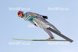 03.02.2012, Val di Fiemme, Italy (ITA): Kamil Stoch (POL), Fischer - FIS world cup ski jumping, qualification, Val di Fiemme (ITA). www.nordicfocus.com. © Manzoni/NordicFocus. Every downloaded picture is fee-liable.