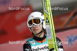 03.02.2012, Val di Fiemme, Italy (ITA): Shohhei Tochimoto (JPN), Fischer - FIS world cup ski jumping, qualification, Val di Fiemme (ITA). www.nordicfocus.com. © Manzoni/NordicFocus. Every downloaded picture is fee-liable.