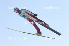 03.02.2012, Val di Fiemme, Italy (ITA): Maciej Kot (POL), Fischer - FIS world cup ski jumping, qualification, Val di Fiemme (ITA). www.nordicfocus.com. © Manzoni/NordicFocus. Every downloaded picture is fee-liable.