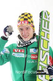 25.02.2012, Vikersund, Norway (NOR): 2nd Rune Velta (NOR), Fischer  - FIS world championship ski flying, medals, Vikersund (NOR). www.nordicfocus.com. © Hemmersbach/NordicFocus. Every downloaded picture is fee-liable.