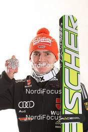 26.02.2012, Vikersund, Norway (NOR): Richard Freitag (GER), Fischer, Adidas  - FIS world championship ski flying, medals, Vikersund (NOR). www.nordicfocus.com. © Hemmersbach/NordicFocus. Every downloaded picture is fee-liable.