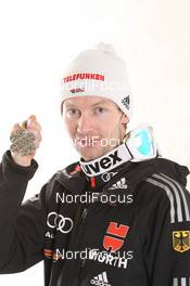 26.02.2012, Vikersund, Norway (NOR): Maximilian Mechler (GER), Fischer, Adidas  - FIS world championship ski flying, medals, Vikersund (NOR). www.nordicfocus.com. © Hemmersbach/NordicFocus. Every downloaded picture is fee-liable.