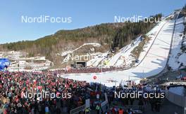 26.02.2012, Vikersund, Norway (NOR): venue with spectators - FIS world championship ski flying, team HS225, Vikersund (NOR). www.nordicfocus.com. © Hemmersbach/NordicFocus. Every downloaded picture is fee-liable.