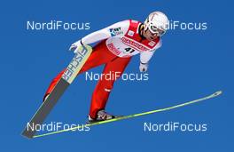 04.03.2012, Lahti, Finland (FIN):  David Zauner (AUT), Fischer - FIS world cup ski jumping, individual HS97, Lahti (FIN). www.nordicfocus.com. Â© Laiho/NordicFocus. Every downloaded picture is fee-liable.
