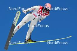04.03.2012, Lahti, Finland (FIN):  Michael Neumayer (GER), Fischer - FIS world cup ski jumping, individual HS97, Lahti (FIN). www.nordicfocus.com. Â© Laiho/NordicFocus. Every downloaded picture is fee-liable.