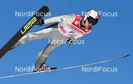 04.03.2012, Lahti, Finland (FIN): Anders Fannemel (NOR), Elan  - FIS world cup ski jumping, individual HS97, Lahti (FIN). www.nordicfocus.com. Â© Laiho/NordicFocus. Every downloaded picture is fee-liable.