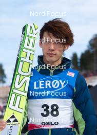 11.03.2012, Oslo, Norway (NOR): Taku Takeuchi (JPN), Fischer  - FIS world cup ski jumping, individual HS134, Oslo (NOR). www.nordicfocus.com.Â© Laiho/NordicFocus. Every downloaded picture is fee-liable.