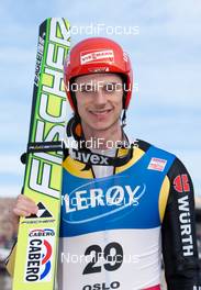 11.03.2012, Oslo, Norway (NOR): Andreas Wank (GER), Fischer  - FIS world cup ski jumping, individual HS134, Oslo (NOR). www.nordicfocus.com.Â© Laiho/NordicFocus. Every downloaded picture is fee-liable.