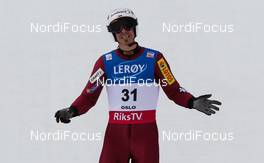 11.03.2012, Oslo, Norway (NOR):  Piotr Zyla (POL), Fischer - FIS world cup ski jumping, individual HS134, Oslo (NOR). www.nordicfocus.com.Â© Laiho/NordicFocus. Every downloaded picture is fee-liable.
