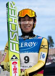 11.03.2012, Oslo, Norway (NOR):  Noriaki Kasai (JPN), Fischer - FIS world cup ski jumping, individual HS134, Oslo (NOR). www.nordicfocus.com.Â© Laiho/NordicFocus. Every downloaded picture is fee-liable.