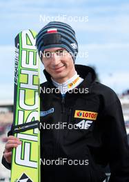 11.03.2012, Oslo, Norway (NOR):  Kamil Stoch (POL), Fischer - FIS world cup ski jumping, individual HS134, Oslo (NOR). www.nordicfocus.com.Â© Laiho/NordicFocus. Every downloaded picture is fee-liable.