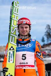 11.03.2012, Oslo, Norway (NOR): Olli Muotka (FIN), Fischer  - FIS world cup ski jumping, individual HS134, Oslo (NOR). www.nordicfocus.com.Â© Laiho/NordicFocus. Every downloaded picture is fee-liable.