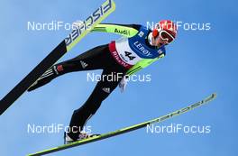 11.03.2012, Oslo, Norway (NOR):  Richard Freitag (GER), Fischer - FIS world cup ski jumping, individual HS134, Oslo (NOR). www.nordicfocus.com.Â© Laiho/NordicFocus. Every downloaded picture is fee-liable.