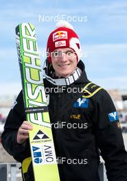 11.03.2012, Oslo, Norway (NOR): Thomas Morgenstern (AUT), Fischer  - FIS world cup ski jumping, individual HS134, Oslo (NOR). www.nordicfocus.com.Â© Laiho/NordicFocus. Every downloaded picture is fee-liable.