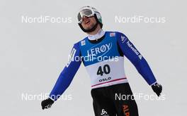 11.03.2012, Oslo, Norway (NOR):  Simon Ammann (SUI), Fischer - FIS world cup ski jumping, individual HS134, Oslo (NOR). www.nordicfocus.com.Â© Laiho/NordicFocus. Every downloaded picture is fee-liable.