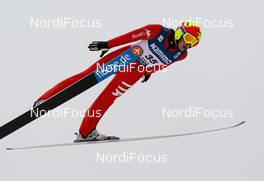 09.03.2012, Oslo, Norway (NOR): Evelyn Insam (ITA), Fluege.de  - FIS world cup ski jumping ladies, individual HS106, Oslo (NOR). www.nordicfocus.com. Â© Laiho/NordicFocus. Every downloaded picture is fee-liable.