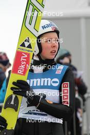 09.03.2012, Oslo, Norway (NOR): Maren Lundby (NOR), Fischer - FIS world cup ski jumping ladies, individual HS106, Oslo (NOR). www.nordicfocus.com. © Hemmersbach/NordicFocus. Every downloaded picture is fee-liable.