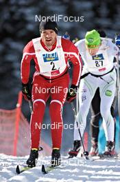 21.01.2012, Lienz, Austria (AUT): Martin Sutter (AUT), Fischer, Skinfit - Worldloppet Dolomitenlauf Classic Race, Lienz (AUT). www.nordicfocus.com. © Felgenhauer/NordicFocus. Every downloaded picture is fee-liable.