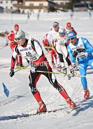 22.01.2012, Lienz, Austria (AUT): Johannes Duerr (AUT), Fischer, Alpina, One Way - FIS Marathon Cup Dolomitenlauf, Lienz (AUT). www.nordicfocus.com. © Felgenhauer/NordicFocus. Every downloaded picture is fee-liable.