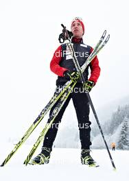 22.01.2012, Lienz, Austria (AUT): Aliaksei Ivanou (BLR), Skinfit, Fischer, Alpina - FIS Marathon Cup Dolomitenlauf, Lienz (AUT). www.nordicfocus.com. © Felgenhauer/NordicFocus. Every downloaded picture is fee-liable.
