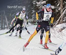 22.01.2012, Lienz, Austria (AUT): Tim Tscharnke (GER), Fischer, Alpina, adidas, Swix - FIS Marathon Cup Dolomitenlauf, Lienz (AUT). www.nordicfocus.com. © Felgenhauer/NordicFocus. Every downloaded picture is fee-liable.