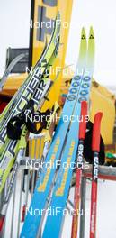 11.-12.02.2012, St. Johann, Austria (AUT): special Fischer Skis for the 30. Edition of the Koasalauf, 10 years ago.  - Int. Tiroler Koasalauf, St. Johann (AUT). www.nordicfocus.com. © Felgenhauer/NordicFocus. Every downloaded picture is fee-liable.