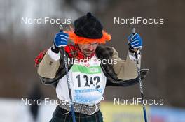 19.02.2012, Tartu, Estonia (EST): a slower racer on the track  - FIS Marathon Cup Tartumarathon, Tartu (EST). www.nordicfocus.com. Â© Laiho/NordicFocus. Every downloaded picture is fee-liable.