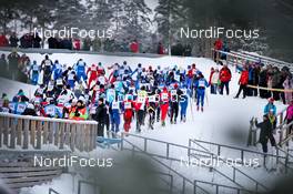 25.02.2012, Lahti, Finland (FIN):  Slower skiers - FIS Marathon Cup Finlandia Hiihto, Lahti (FIN). www.nordicfocus.com. Â© Veltheim/NordicFocus. Every downloaded picture is fee-liable.