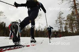 17.03.2012, Rena, Norway (NOR): slower skiers on the track  - FIS Marathon Cup Birkebeinerrennet, Rena (NOR). www.nordicfocus.com.© Laiho/NordicFocus. Every downloaded picture is fee-liable.
