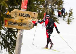 17.03.2012, Rena, Norway (NOR): Sign right before Sjusjoen - FIS Marathon Cup Birkebeinerrennet, Rena (NOR). www.nordicfocus.com.© Veltheim/NordicFocus. Every downloaded picture is fee-liable.