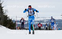 17.03.2012, Rena, Norway (NOR): Florian Kostner (ITA), Fischer  - FIS Marathon Cup Birkebeinerrennet, Rena (NOR). www.nordicfocus.com.© Veltheim/NordicFocus. Every downloaded picture is fee-liable.