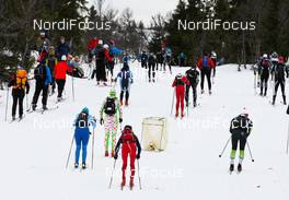 17.03.2012, Rena, Norway (NOR): Regular view after feeding station - FIS Marathon Cup Birkebeinerrennet, Rena (NOR). www.nordicfocus.com.© Veltheim/NordicFocus. Every downloaded picture is fee-liable.