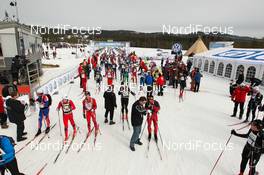17.03.2012, Rena, Norway (NOR): general view from  the finish area - FIS Marathon Cup Birkebeinerrennet, Rena (NOR). www.nordicfocus.com.© Laiho/NordicFocus. Every downloaded picture is fee-liable.