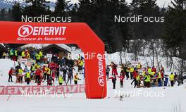 17.03.2012, Rena, Norway (NOR): Feeding station at the track - FIS Marathon Cup Birkebeinerrennet, Rena (NOR). www.nordicfocus.com.© Veltheim/NordicFocus. Every downloaded picture is fee-liable.