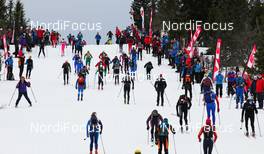 17.03.2012, Rena, Norway (NOR): general view at Midtfjellet  - FIS Marathon Cup Birkebeinerrennet, Rena (NOR). www.nordicfocus.com.© Veltheim/NordicFocus. Every downloaded picture is fee-liable.
