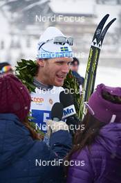 14.12.2012, Livigno, Italy (ITA): Daniel Richardsson (SWE), interview - Skimarathon La Sgambeda Classic, Livigno (ITA). www.nordicfocus.com. © Felgenhauer/NordicFocus. Every downloaded picture is fee-liable.