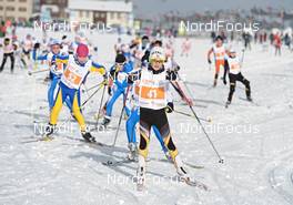 15.12.2012, Livigno, Italy (ITA): start - Skimarathon La Sgambeda Training Day and Kids Race, Livigno (ITA). www.nordicfocus.com. © Felgenhauer/NordicFocus. Every downloaded picture is fee-liable.