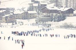 14.12.2012, Livigno, Italy (ITA): a long row of racers passes by livigno - Skimarathon La Sgambeda Classic, Livigno (ITA). www.nordicfocus.com. © Felgenhauer/NordicFocus. Every downloaded picture is fee-liable.