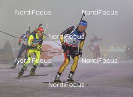04.01.2013, Oberhof, Germany (GER): Eric Lesser (GER), Salomon, Swix, adidas - IBU world cup biathlon, relay men, Oberhof (GER). www.nordicfocus.com. © Manzoni/NordicFocus. Every downloaded picture is fee-liable.