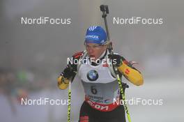 05.01.2013, Oberhof, Germany (GER): Nadine Horchler (GER), Fischer, Rottefella, Alpina, Exel, OneWay - IBU world cup biathlon, sprint women, Oberhof (GER). www.nordicfocus.com. © Manzoni/NordicFocus. Every downloaded picture is fee-liable.