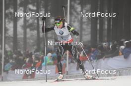 05.01.2013, Oberhof, Germany (GER): Selina Gasparin (SUI), Rossignol, Rottefella, Alpina, Swix, ODLO, CASCO - IBU world cup biathlon, sprint women, Oberhof (GER). www.nordicfocus.com. © Manzoni/NordicFocus. Every downloaded picture is fee-liable.