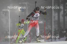 05.01.2013, Oberhof, Germany (GER): Megan Heinicke (CAN), Fischer, Rottefella, Leki - IBU world cup biathlon, sprint women, Oberhof (GER). www.nordicfocus.com. © Manzoni/NordicFocus. Every downloaded picture is fee-liable.