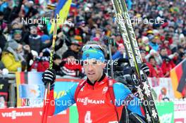 13.01.2013, Ruhpolding, Germany (GER): Dmitry Malyshko (RUS), Fischer, Rottefella, Alpina, Leki, adidas - IBU world cup biathlon, mass men, Ruhpolding (GER). www.nordicfocus.com. © Manzoni/NordicFocus. Every downloaded picture is fee-liable.