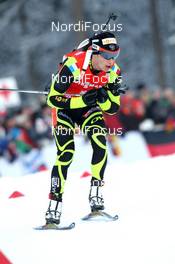 13.01.2013, Ruhpolding, Germany (GER): Alexis Boeuf (FRA), Salomon, Swix, OneWay - IBU world cup biathlon, mass men, Ruhpolding (GER). www.nordicfocus.com. © Manzoni/NordicFocus. Every downloaded picture is fee-liable.